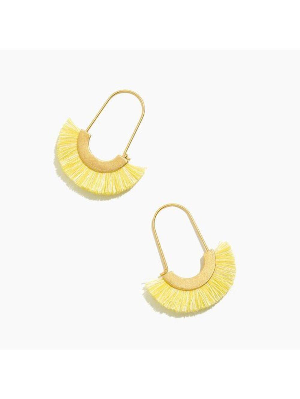 Madewell Arc Wire Fringe Earrings